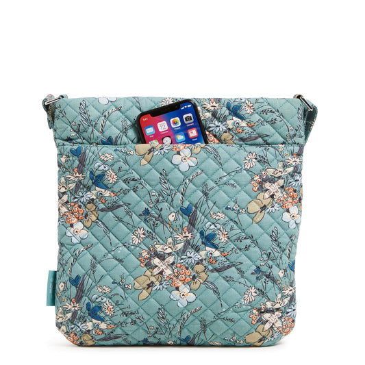 Triple Zip Hipster Crossbody Bag