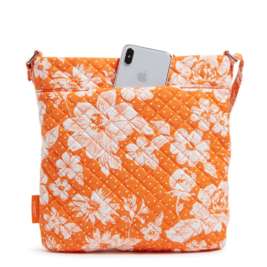 Collegiate Triple Zip Hipster Crossbody Bag