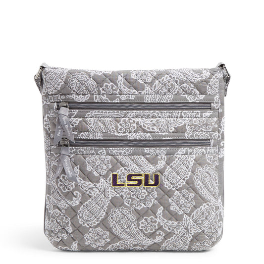 Collegiate Triple Zip Hipster Crossbody Bag