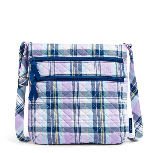 Triple Zip Hipster Crossbody Bag